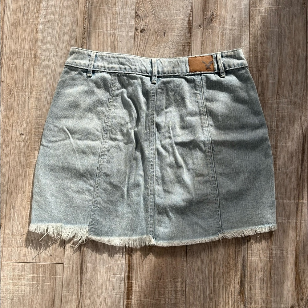 American Eagle denim mini skirt M - Picture 2 of 6
